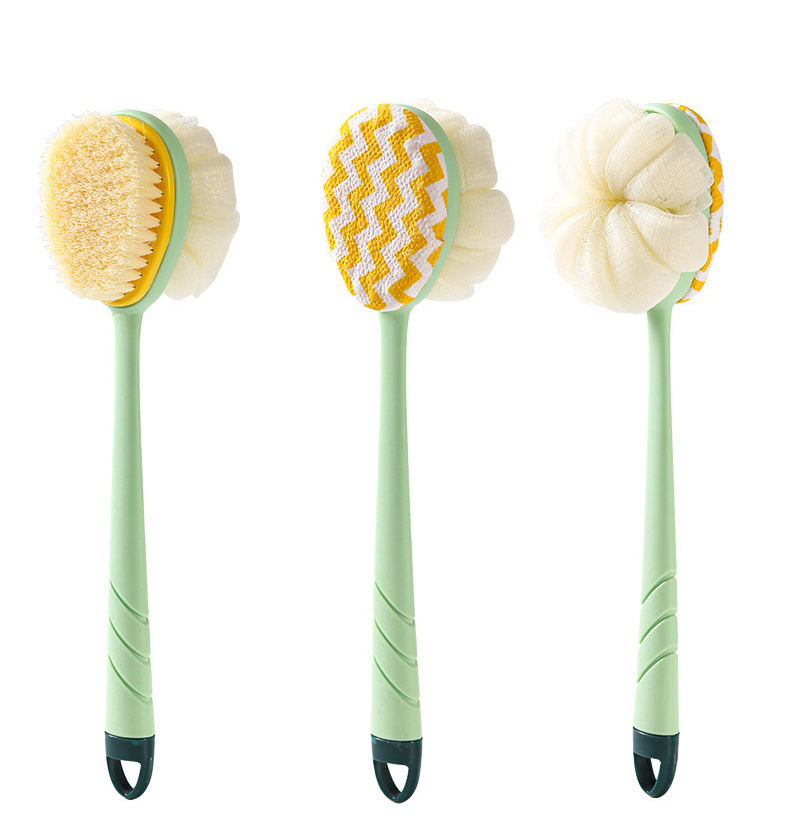 DS2609 Back Brush Long Handle Shower Scrubber Cleaning Brush Back Scrubber For Cleaning Body Exfoliator Massage Bath Brushes