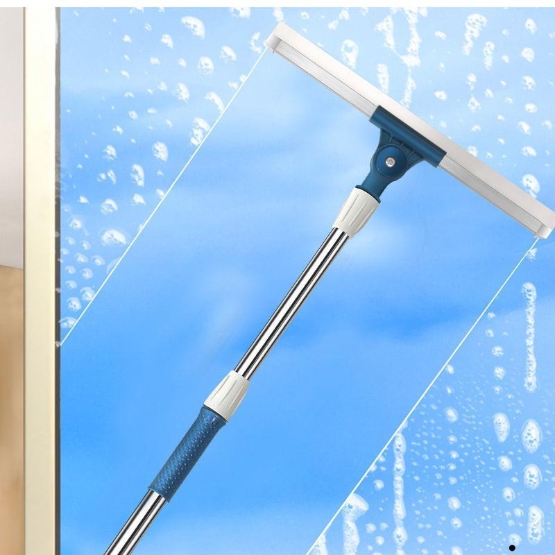 DS2816 Shower Squeegee for Glass Doors Bathroom Kitchen Tile Car Glass Rubber Scraper Squeegee Broom for Floor Squeegee Scrubber