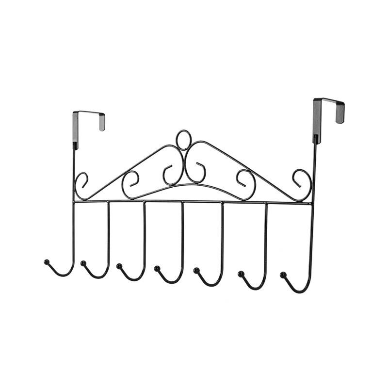 TXL497 Door Rear Behind Hook Wall Mounted Storage Hanger Hook Home Bathroom Hat Coat Clothes Hooks Rack Storage Holder