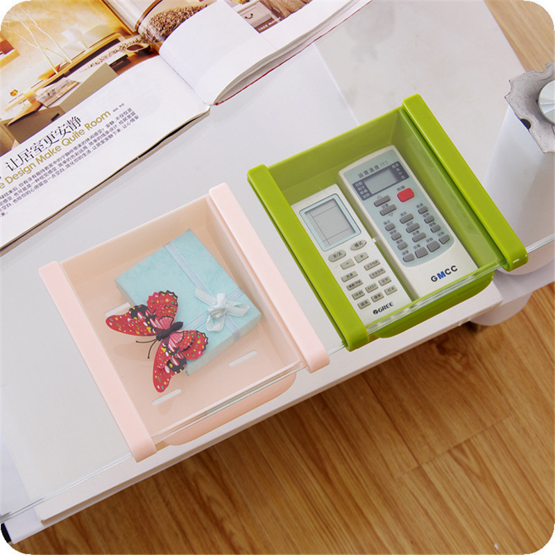 BBA345  Kitchen Pull-out Vegetable Fruit Fresh-keeping Clapboard Layer Storage Box Household Refrigerator Storage Box