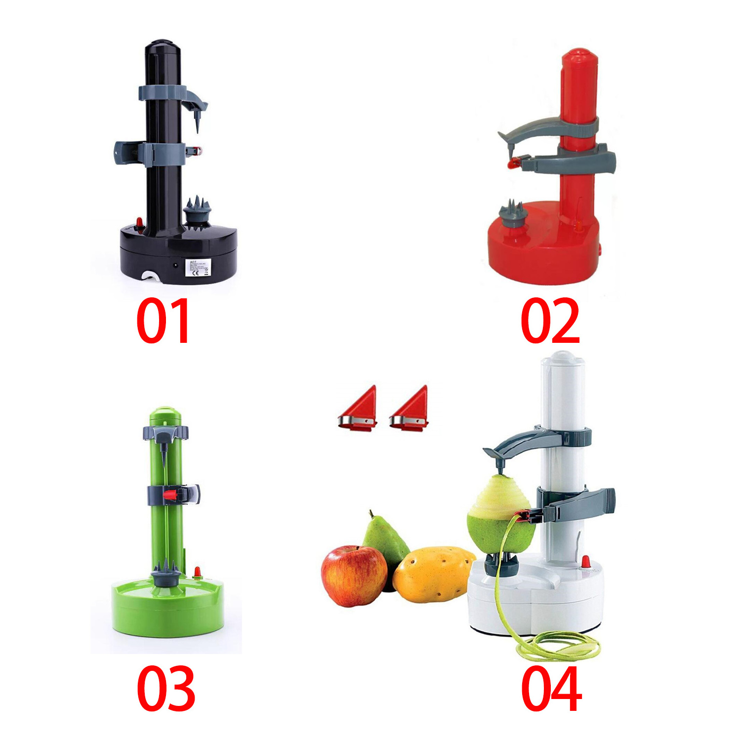 BBA245  Home Multifunctional Automatic Electric Peeling Machine Kitchen Automatic Fruit Potato Peeler