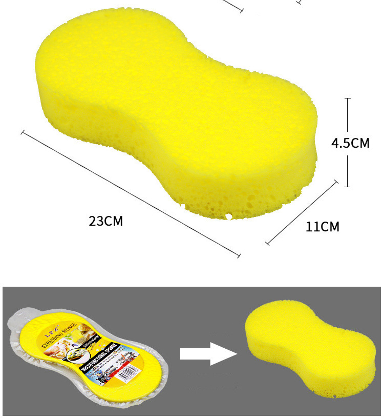 DS1620 Large Honeycomb Cleaning Sponge Block Car Cleaning Tools Car Detailing Polishing Waxing Sponge Compressed Car Wash Sponge