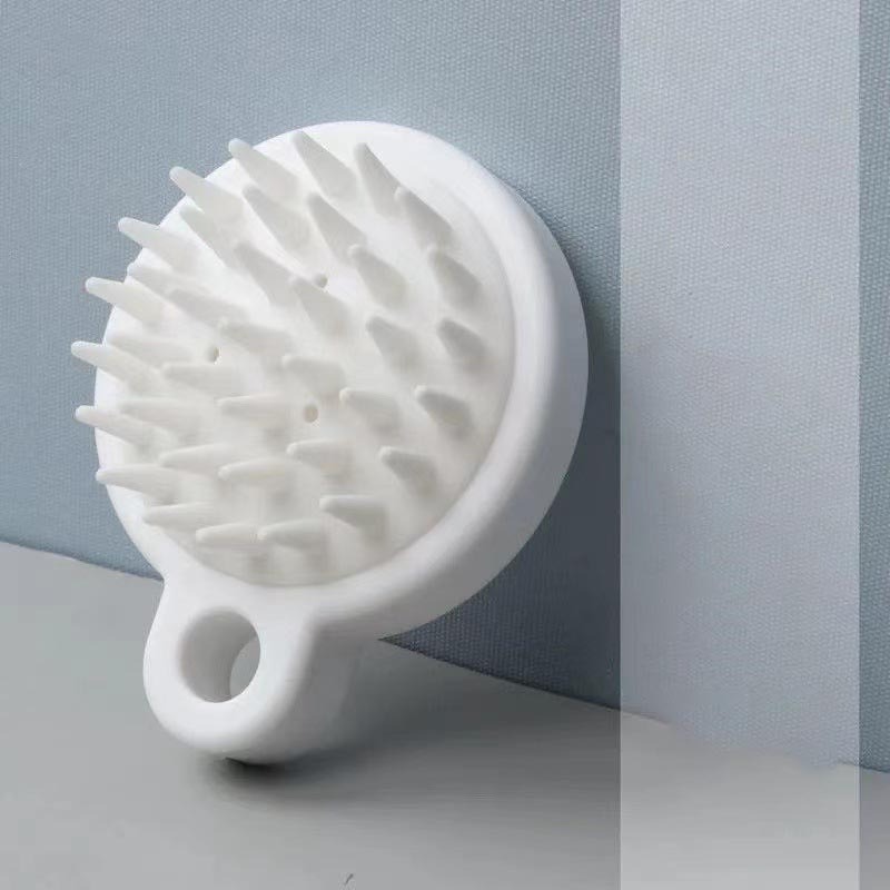 DS2756 Wet Dry Scalp Brush Shower Head Scalp Scrubber with Silicone Bristles Exfoliator Hair Scalp Massager Shampoo Brush