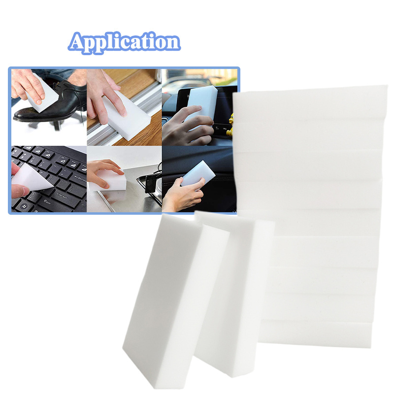 Z340 Household Kitchen Cleaner Non-Scratch Scrub Sponge Pads Cleaning Sponge Dishes Eraser Foam White Melamine Sponge