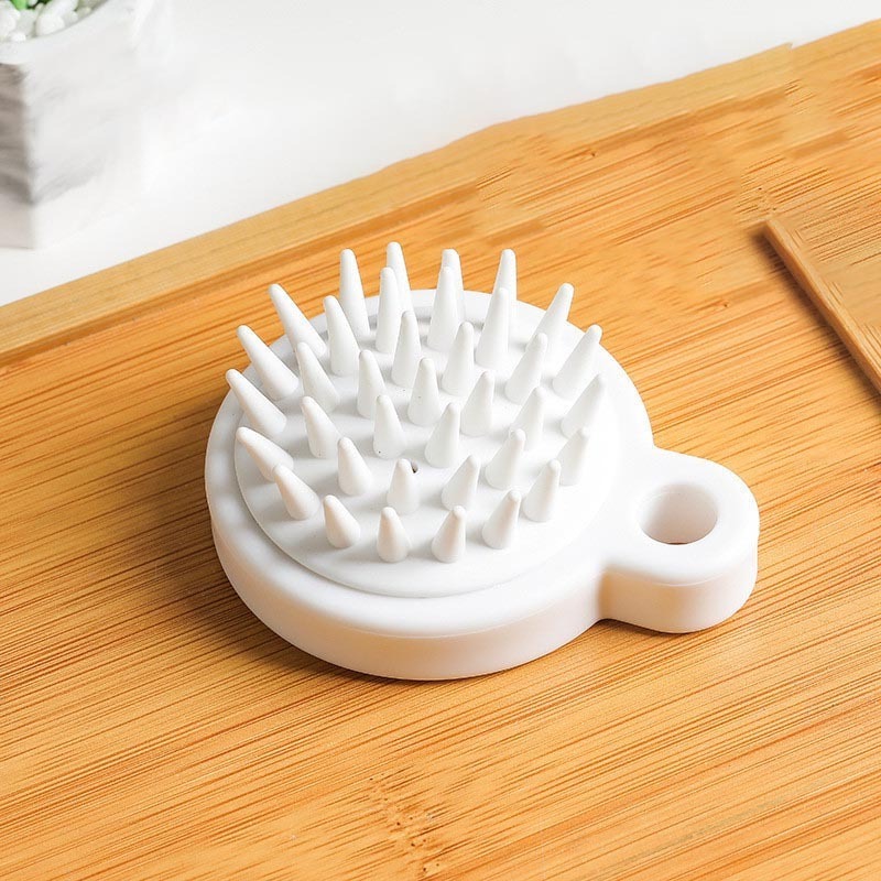 DS2756 Wet Dry Scalp Brush Shower Head Scalp Scrubber with Silicone Bristles Exfoliator Hair Scalp Massager Shampoo Brush