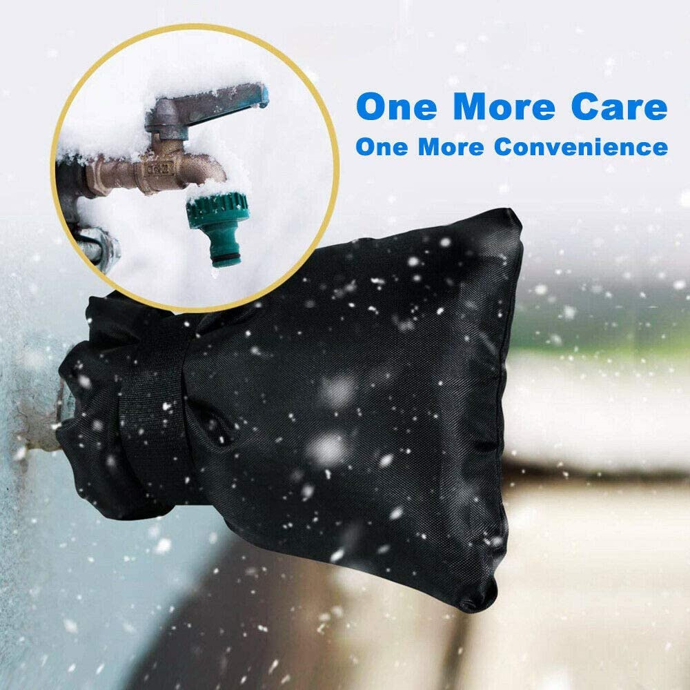 A2894  Outdoor Winter Water Antice Tap Protector Outside Antifreeze Spigot Pipe Freeze Thermal Insulated Pouch Faucet Cover