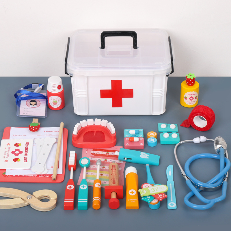 New Role Play Hospital Medical Pretend Play Toy Soft Doctor Toy Play Set Medical Kids