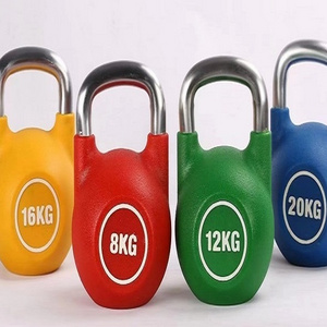 Professional Gym Club Use Heavy Training Fitness Equipment Free Weight Lifting PU Kettle Bell