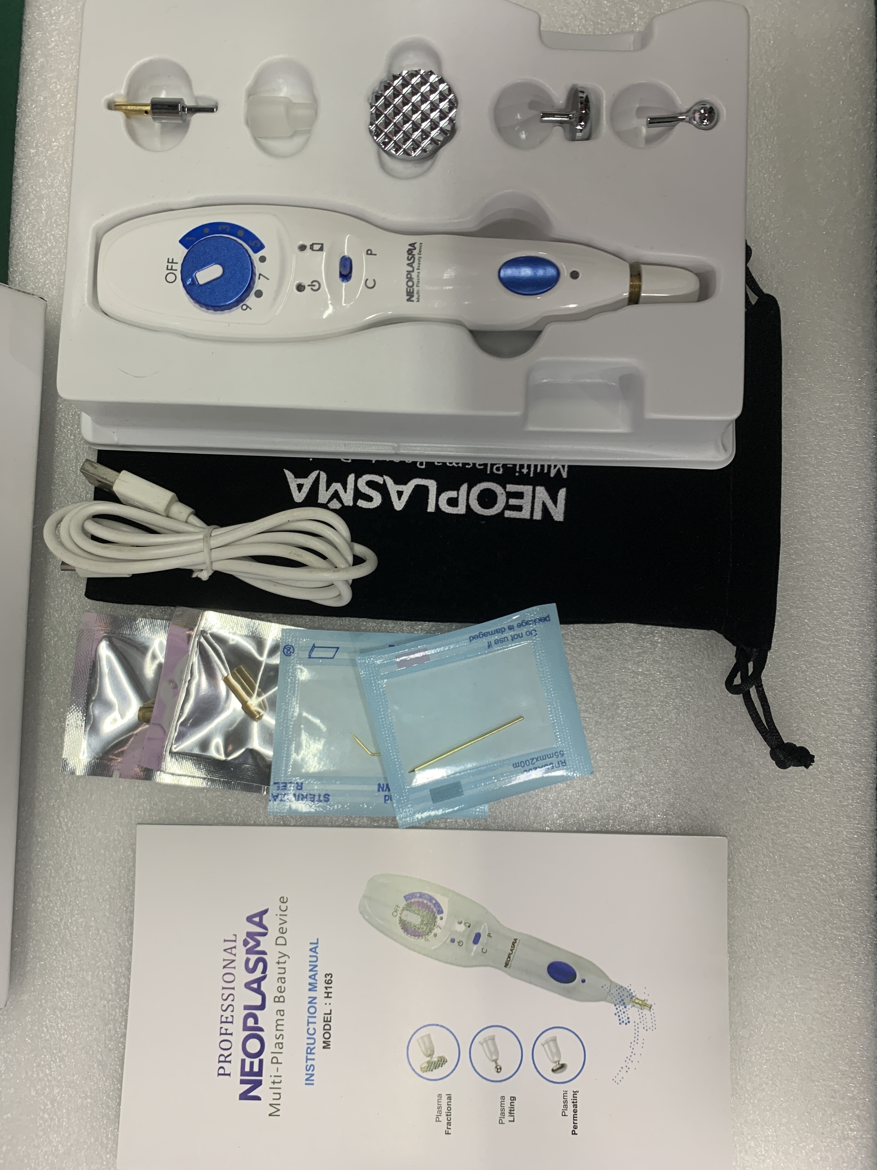 2023 New Rechargeable 9 Level Multifunctional Mark Scar Removal Anti wrinkle Plasma Pen Laser