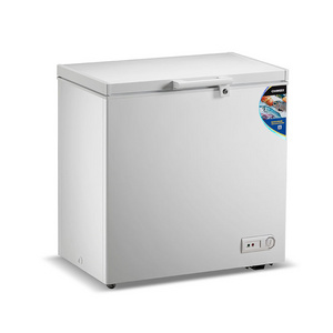 Single Door Top Open Commercial Ice Cream Frozen Food Display Chest Freezer deep big for supermarket