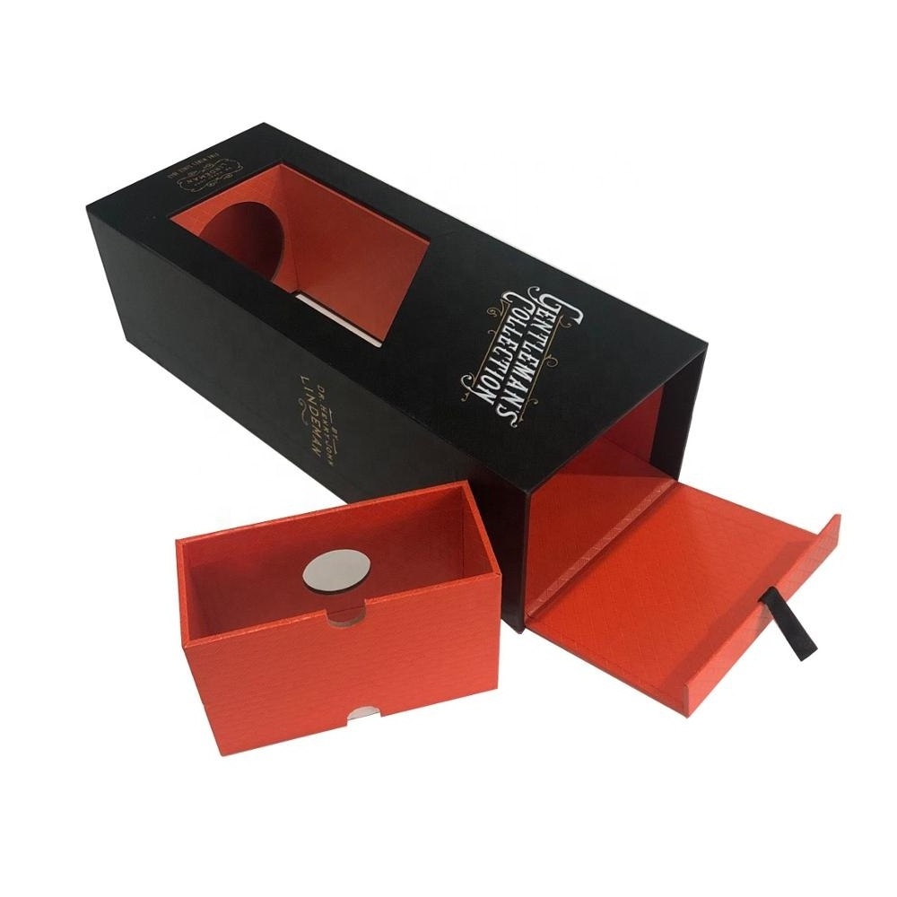 Luxury Custom Made Champagne Boxes Rigid Cardboard Paper Whisky Alcohol Wine Glass Bottle Gift Box Packaging