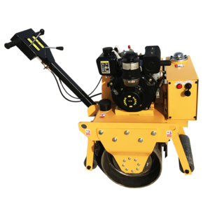 Widely Used 600mm Vibratory Road Roller Compactor Single Drums Earth Rolling Machine Walking Compact Roller