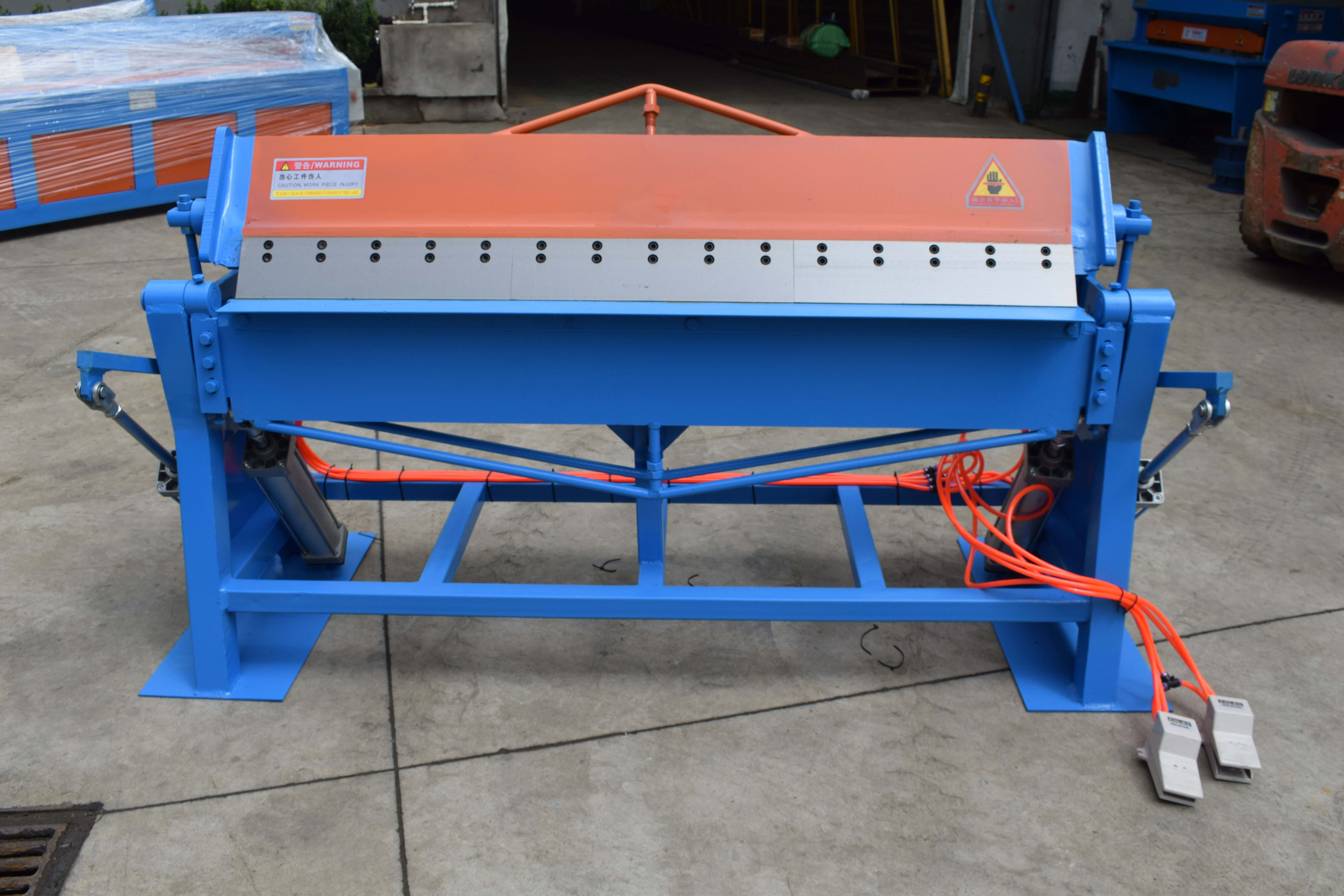 Metal sheet hand folding machine 2.0 mm aluminum sheet manual bending machine