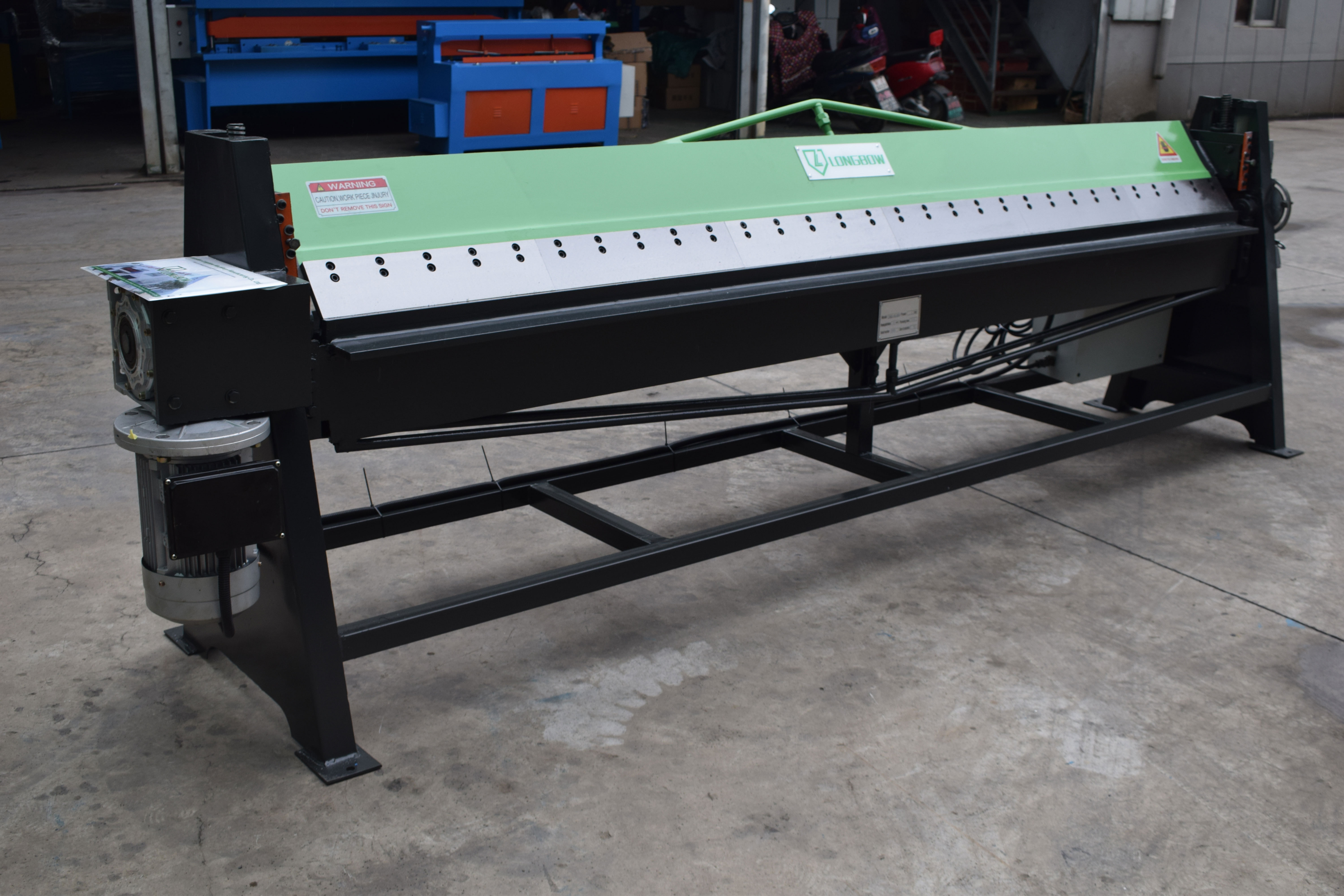 16 gauge thickness steel aluminium electric folding machine 1.5mm steel bending machine price