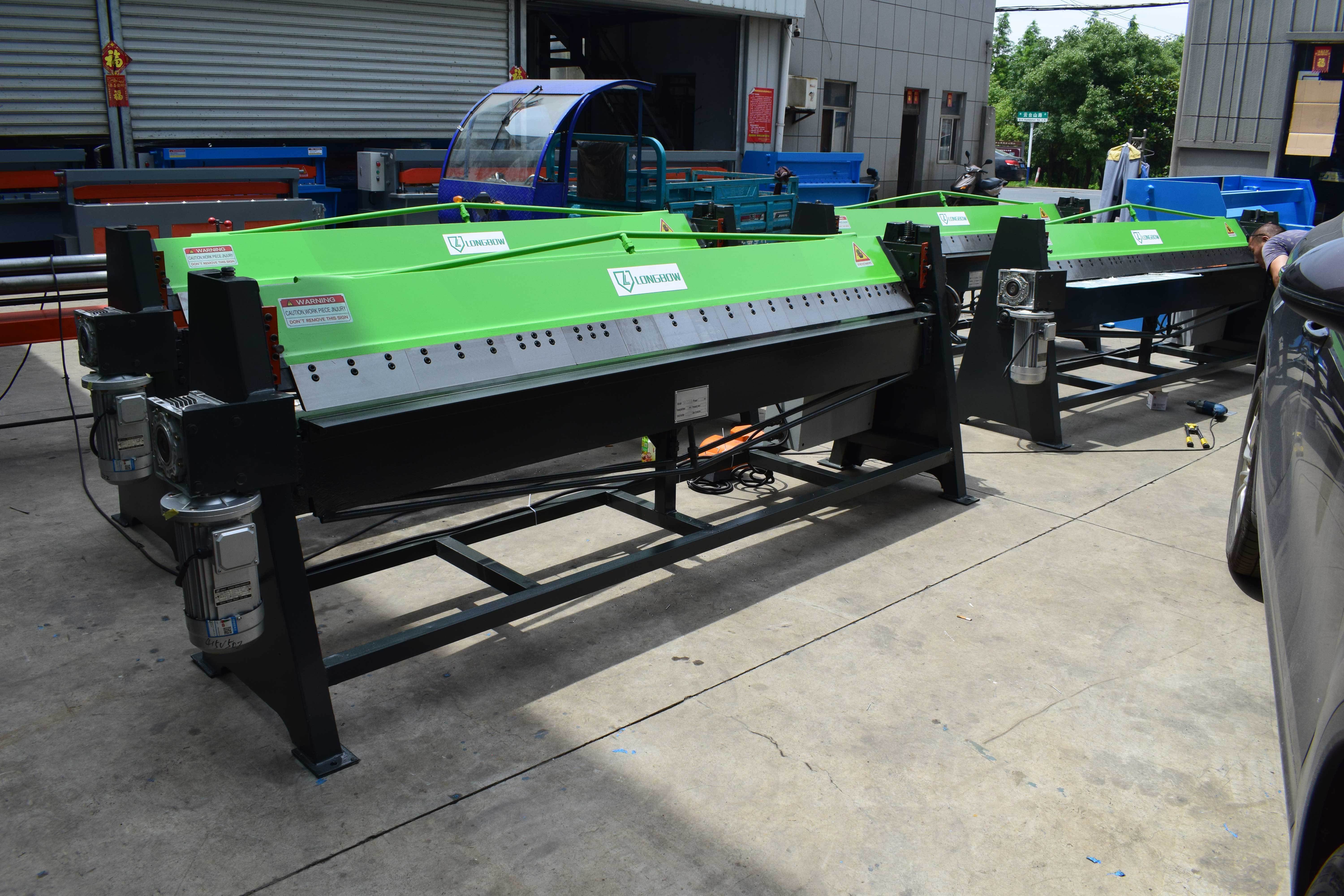 16 gauge thickness steel aluminium electric folding machine 1.5mm steel bending machine price