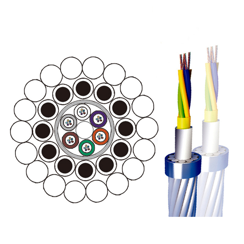 Manufacturer power aeirlal self supporting opgw fiber optic cable