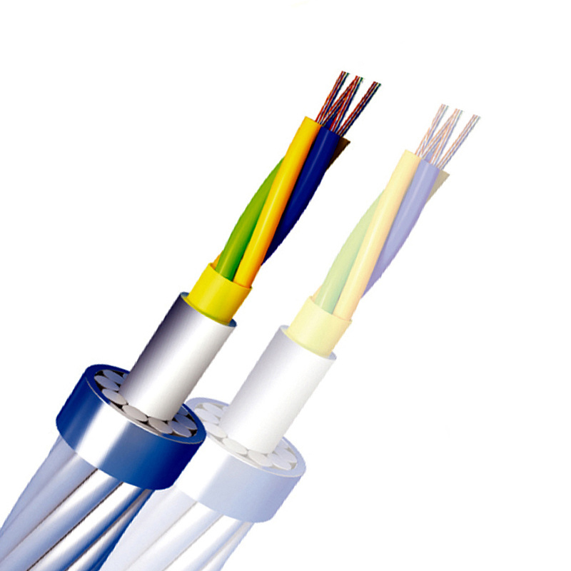 Manufacturer power aeirlal self supporting opgw fiber optic cable