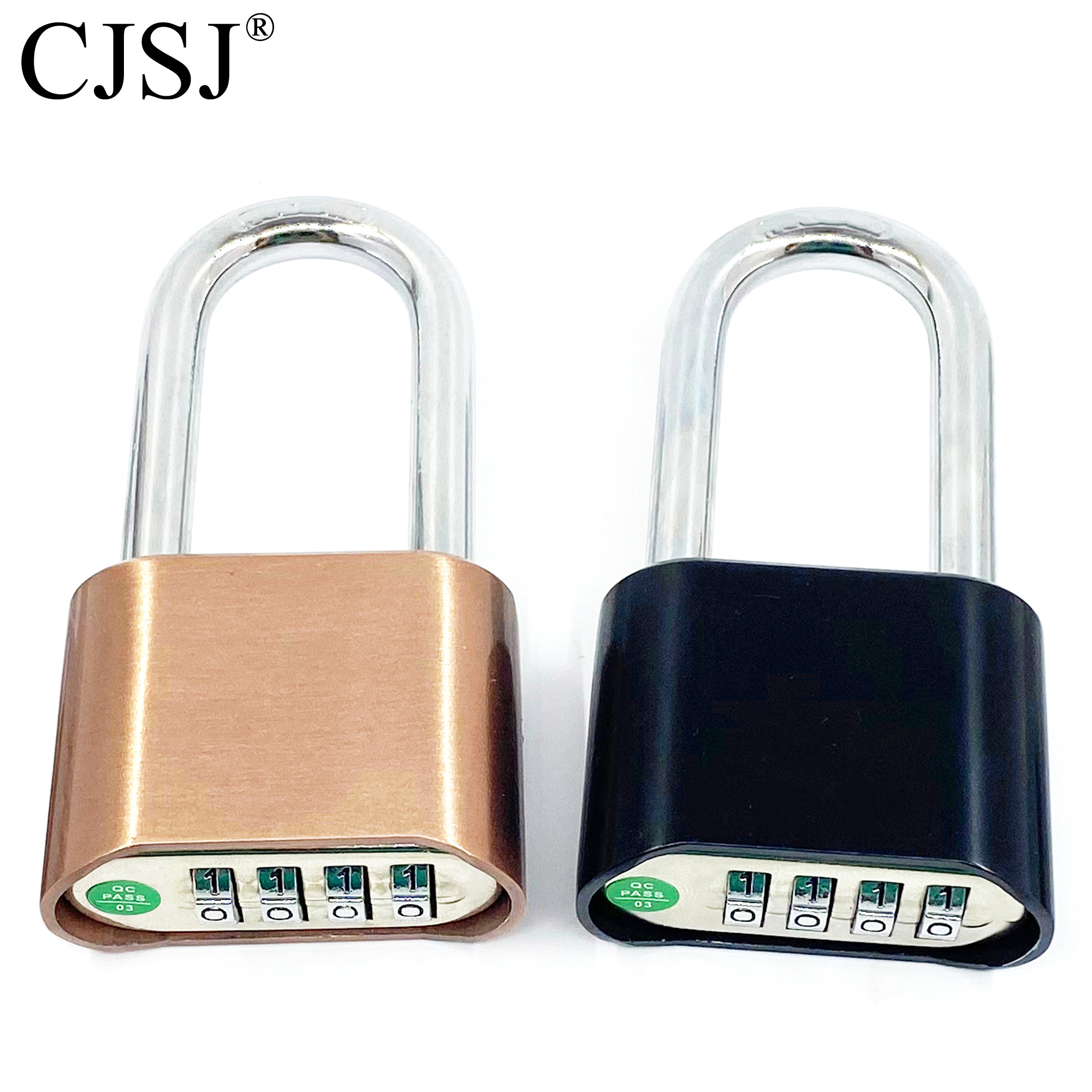 CH-610L Lock China Factory Waterproof  Long Shackle 4 digits outdoor gym combination Safety Padlock