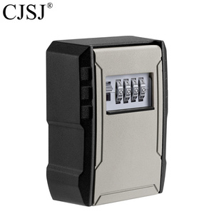 CH-817 4 Digit Combination Anti-theft Storage Wall Mounted  Key Box Lock Safes High Quality Portable lockbox for outdoor keybox