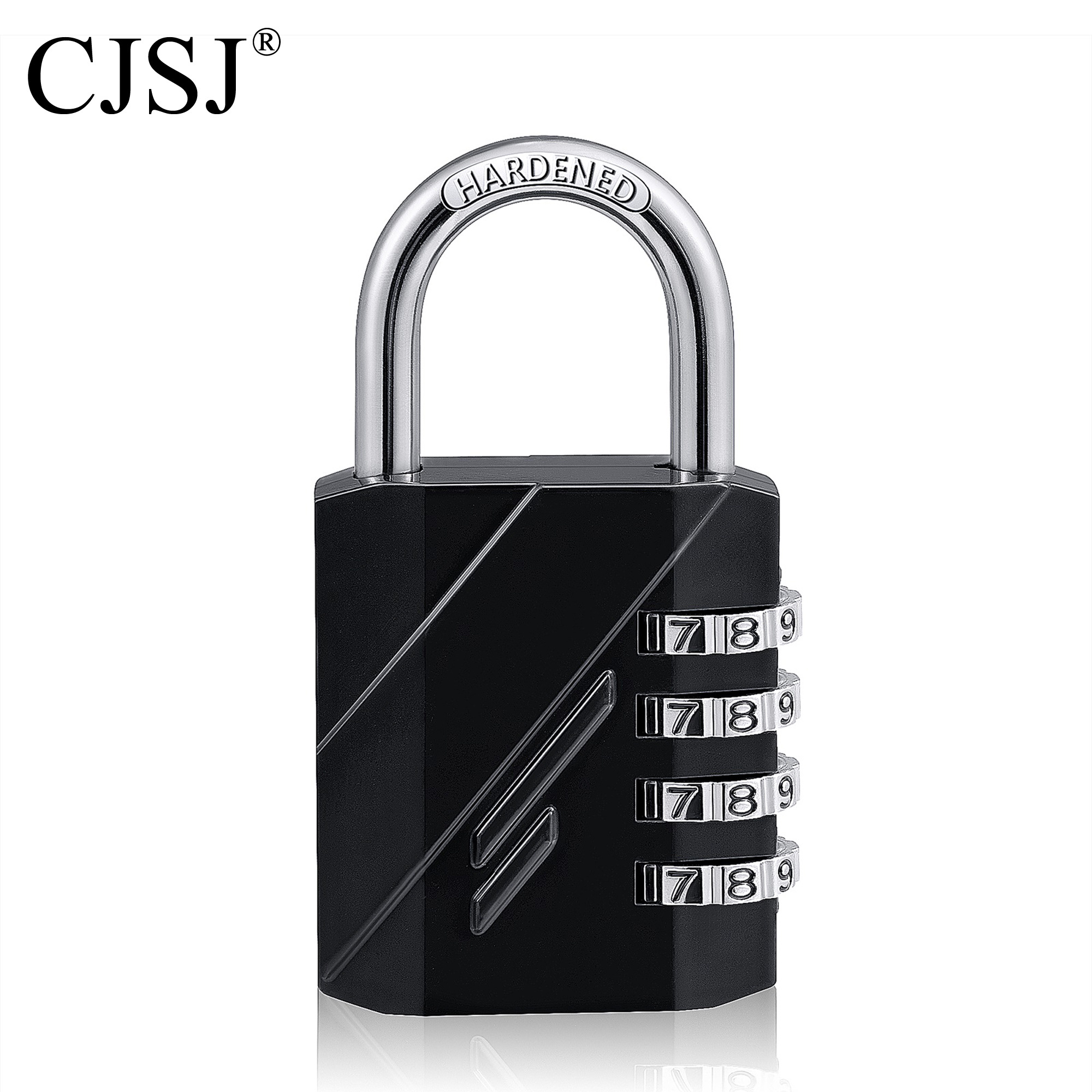 CH-608 Heavy Duty Cut Proof Hardened Stainless Steel shackle Gym Locker Lock 4 Digit Outdoor Combination Padlock