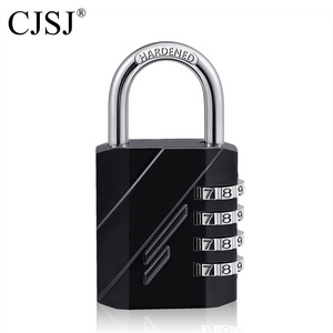 CH-608 Heavy Duty Cut Proof Hardened Stainless Steel shackle Gym Locker Lock 4 Digit Outdoor Combination Padlock