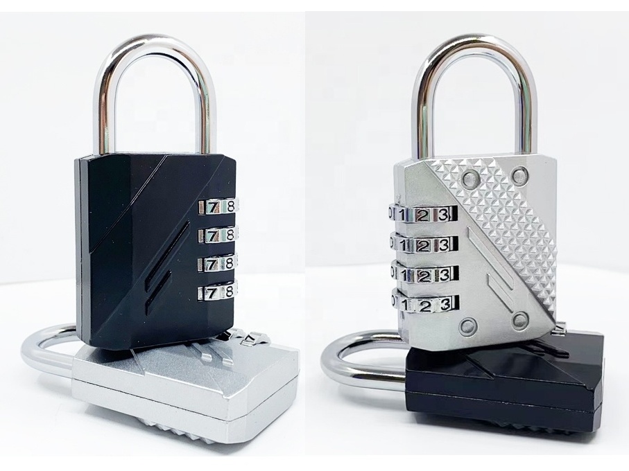 CH-608 High Quality China Waterproof Padlocks with Key 4 Digital Password Combination Lock