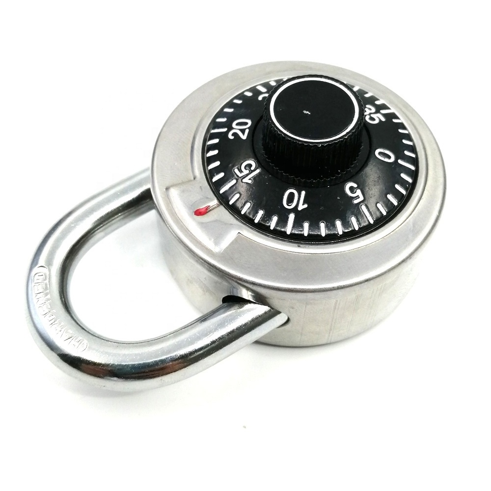 CH-209 Metal Security Round Dial Number Code Lock Rotary Digit Combination Padlock