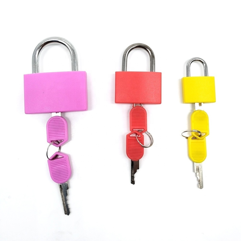 CH-CX40 Colorful Luggage Padlocks Mini Lock with Keys Padlock for Drawer Stationary School