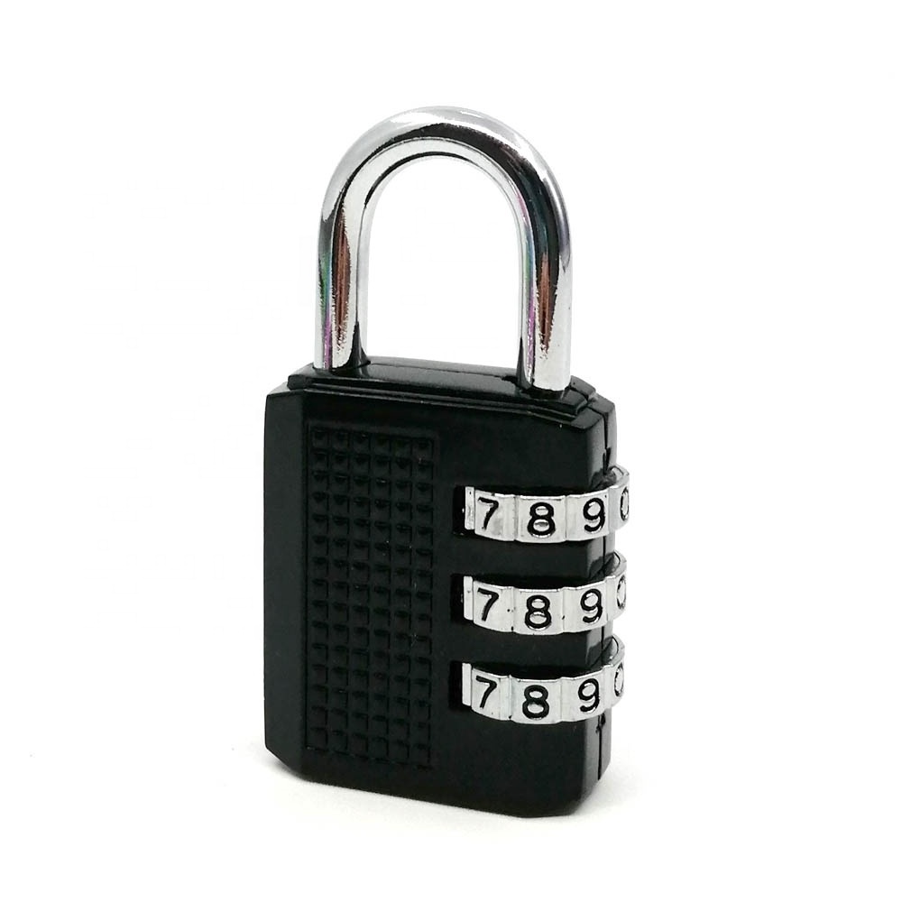 CH-17C 3-digit High Security Hard Solid Code Resettable Combination Lock Pad Lock with Keys