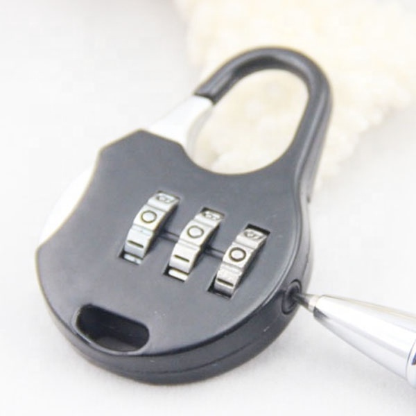 New Arrival CH-15B-S Zinc Alloy Luggage Lock with 1M Cable Combination lock Security Padlock