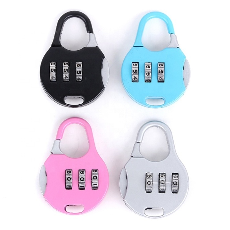 New Arrival CH-15B-S Zinc Alloy Luggage Lock with 1M Cable Combination lock Security Padlock