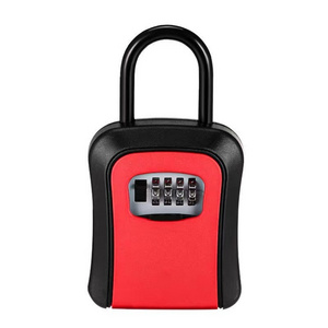 CH-896 ABS Plastic Waterproof Hanging Lock Box for Door keys with 4 Digits Code with Shackle for door knob