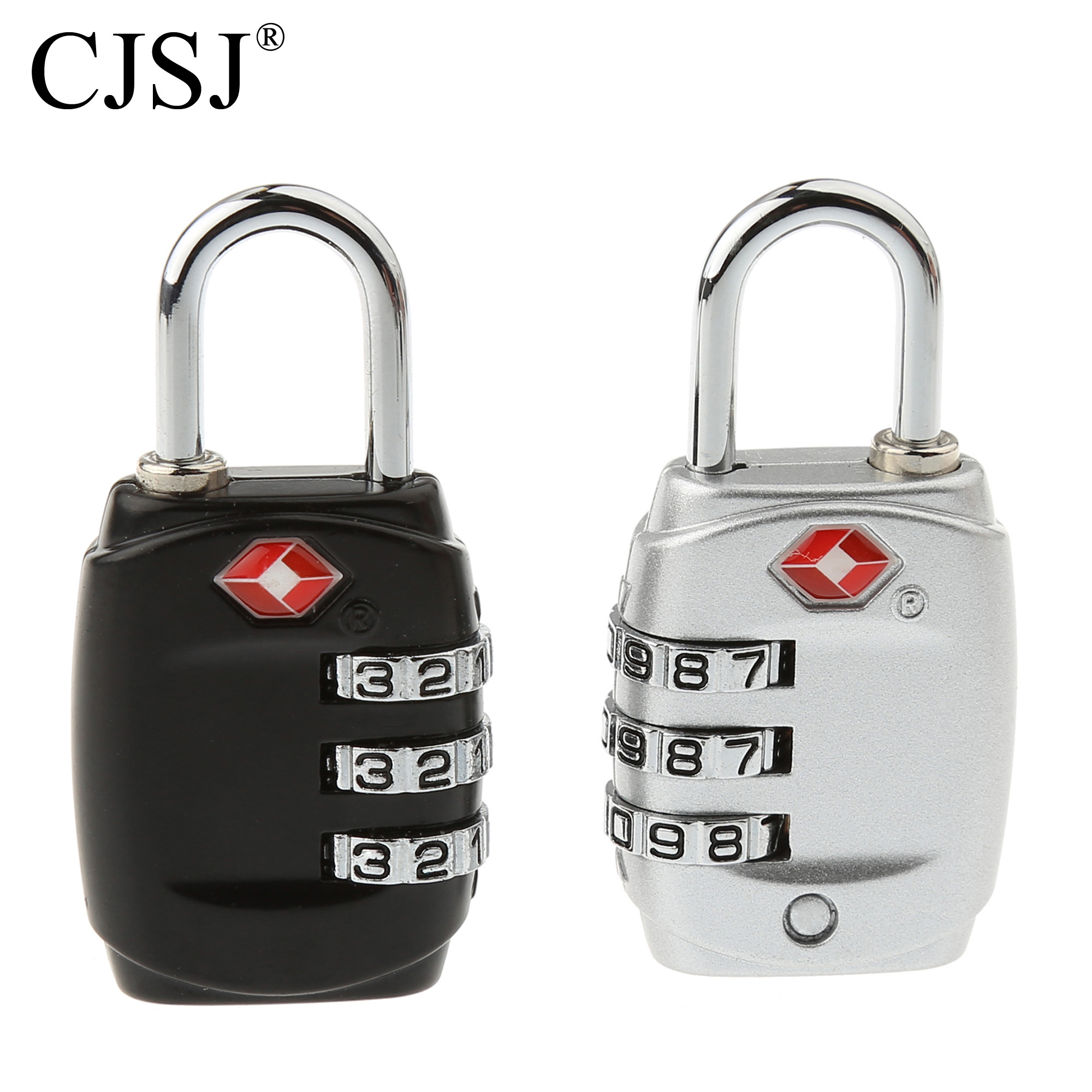 TSA-331 CJSJ wholesale international travel custom 3 digit TSA zipper lock