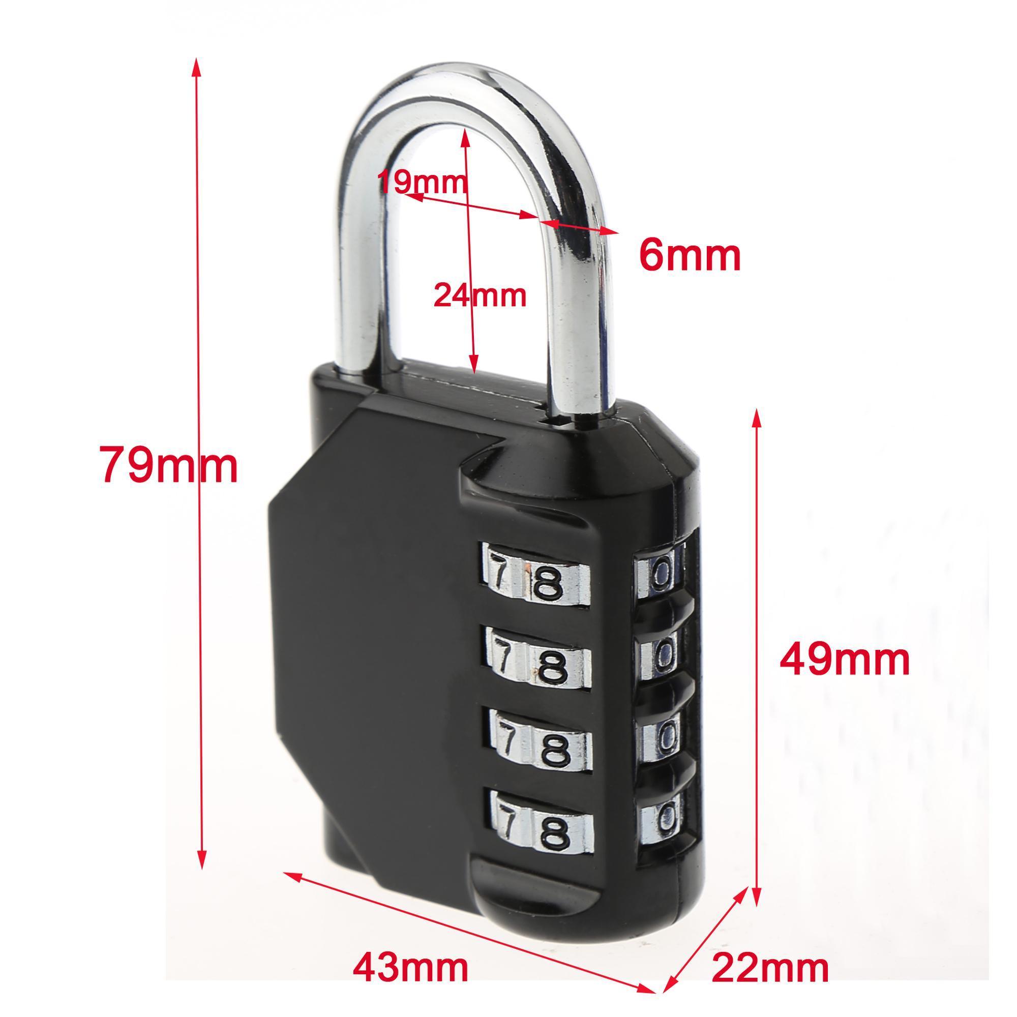 CH-604 Produce high quality 4 digits keyless gym locker lock candado Production Line Combination Padlock for gym