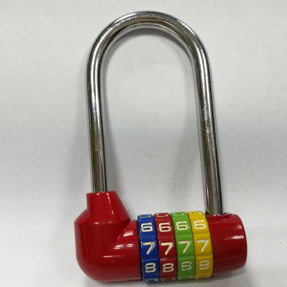 CH-206-L produce 4 digits long shackle combination lock