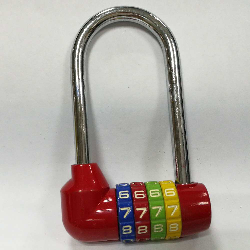 CH-206-L produce 4 digits long shackle combination lock