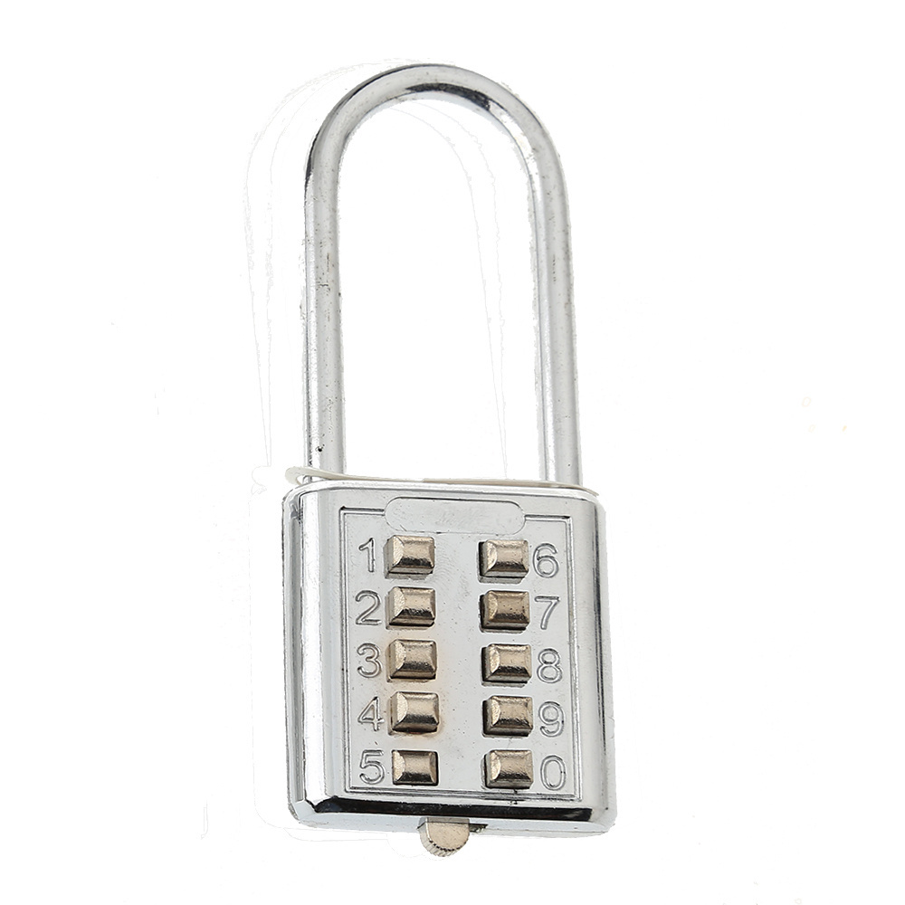 CH-602-L lock push button 10 numbers password padlock