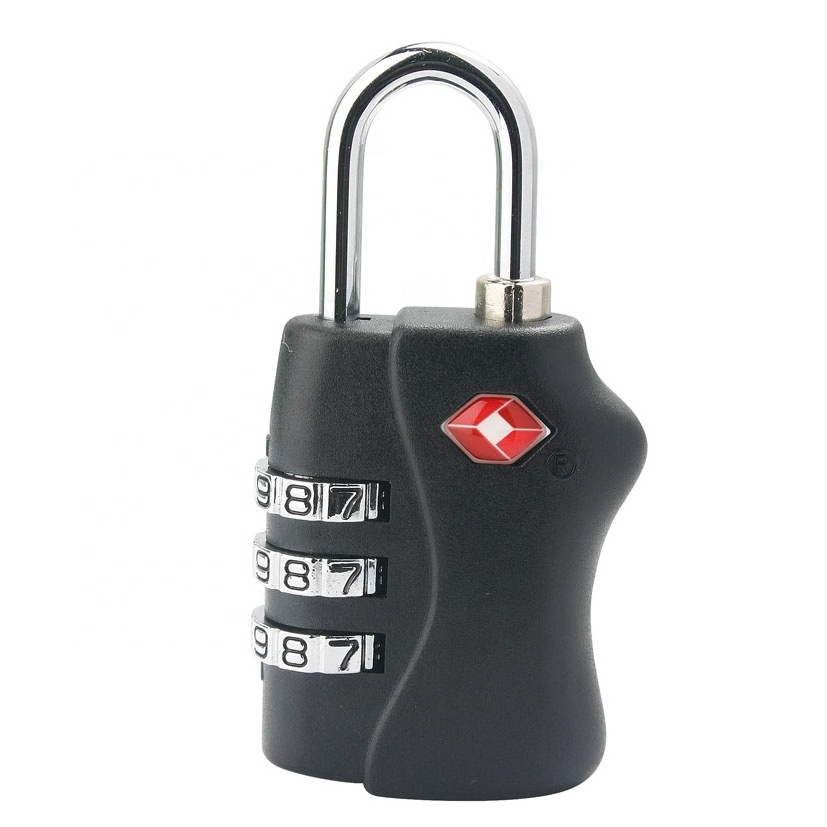 Made in China TSA-338 TSA Approved Padlock ABS Case Suitcase Luggage Combination Lock