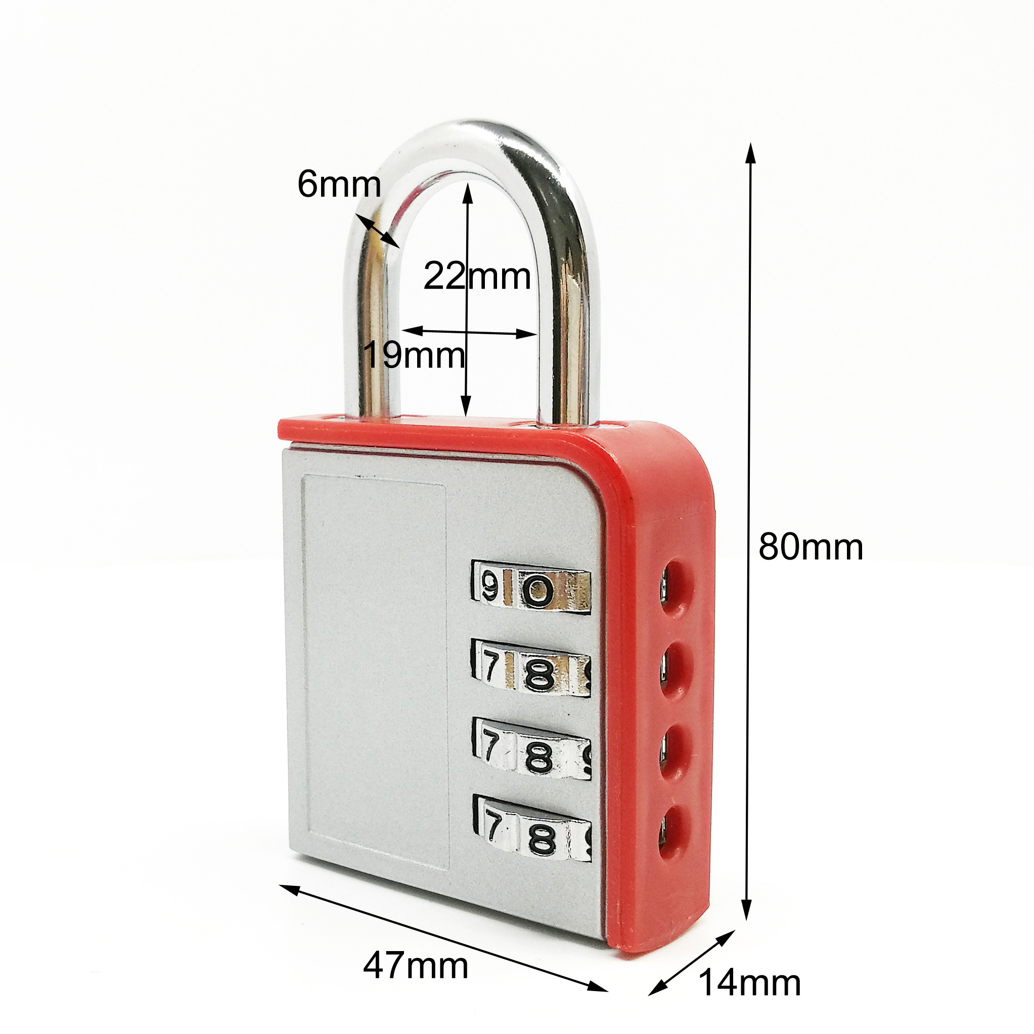 CH-605 outdoor 4 digits fashion luggage lock combination Padlock for School Gym Locker