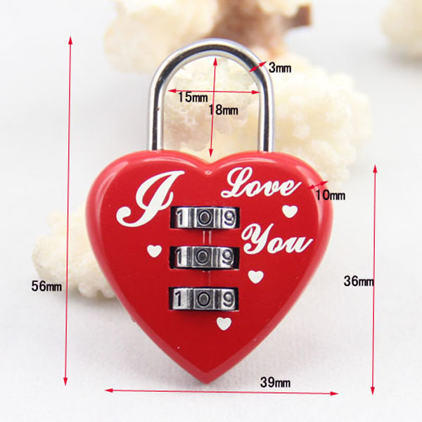 CH-28B CJSJ top security digital padlock heart shape password locker lock