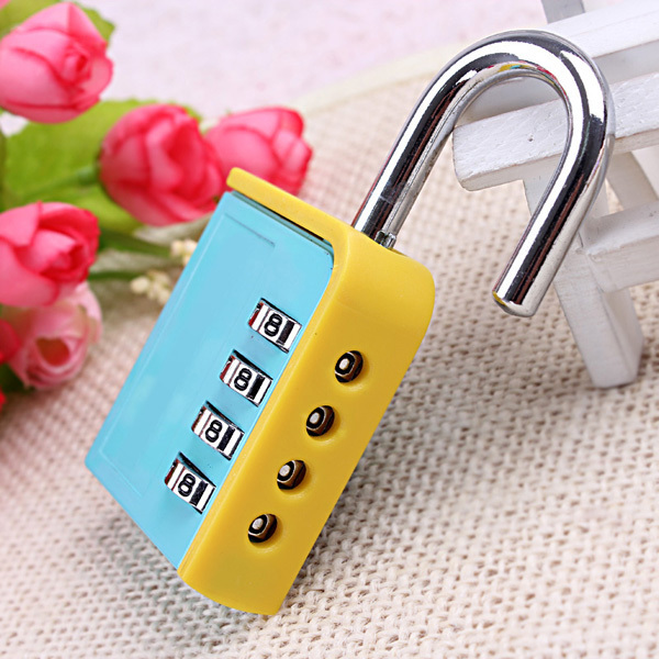 CH-605 outdoor 4 digits fashion luggage lock combination Padlock for School Gym Locker