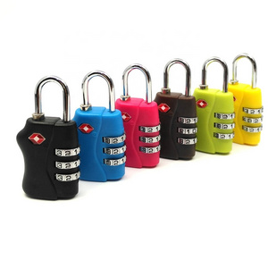 Made in China TSA-338 TSA Approved Padlock ABS Case Suitcase Luggage Combination Lock