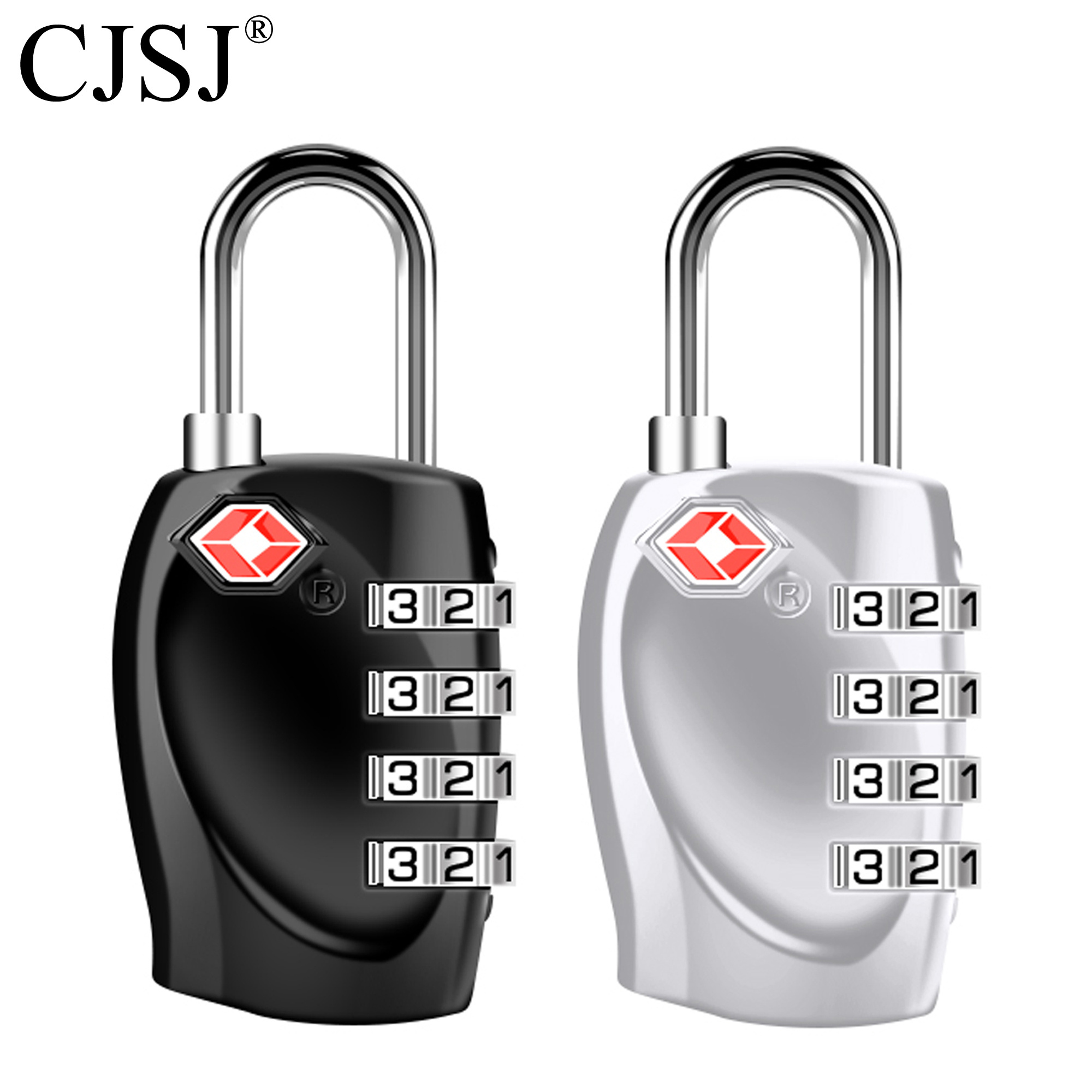 TSA-330 TSA accepted high quality zinc alloy  travel luggage bag use resettable 4 digits  tsa combination lock