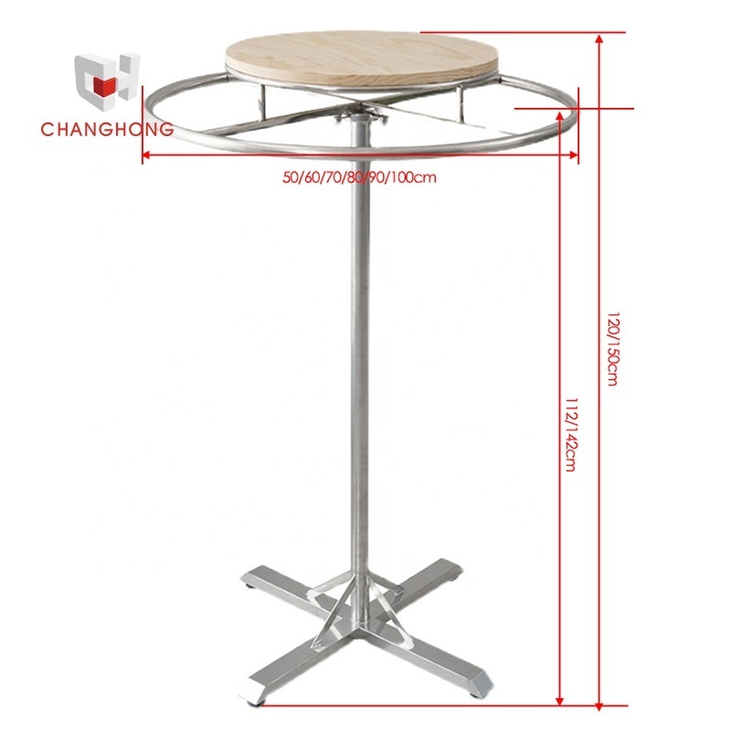 Rotation display stand clothing display rack and shelf spiral garment display rack with wheels for clothes store