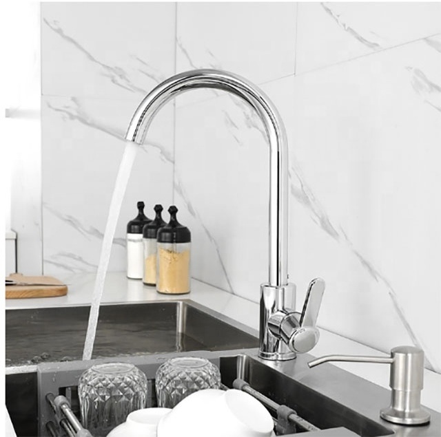 SUS 304 stainless steel Hot and cold kitchen faucet Ball 360 rotating kitchen sink faucet/water tap/kitchen mixer tap