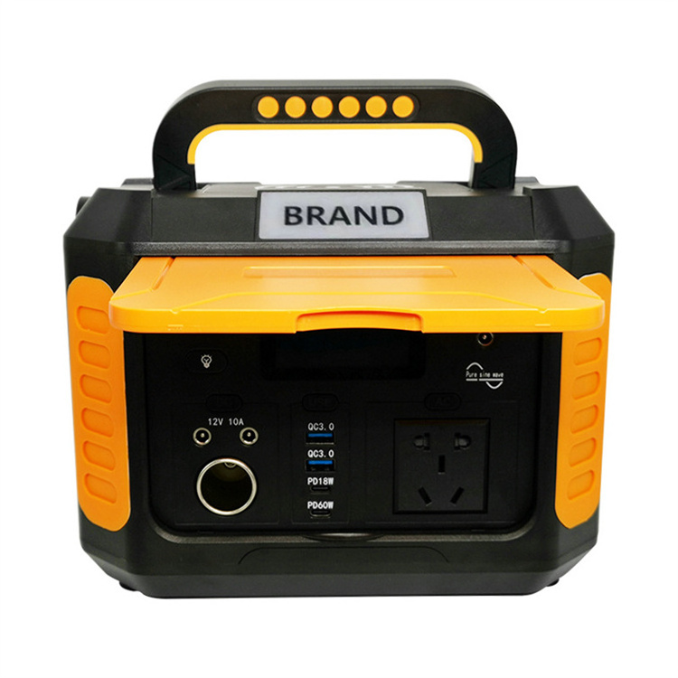 2023 Solar Energy Generator Portable Power Station Hand Crank Power,500W Power Station Supply For Outdoor Camping