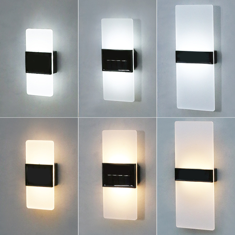 Warm white outdoor Lighting for Yard Terrace IP65 solar led wall light solar garden light