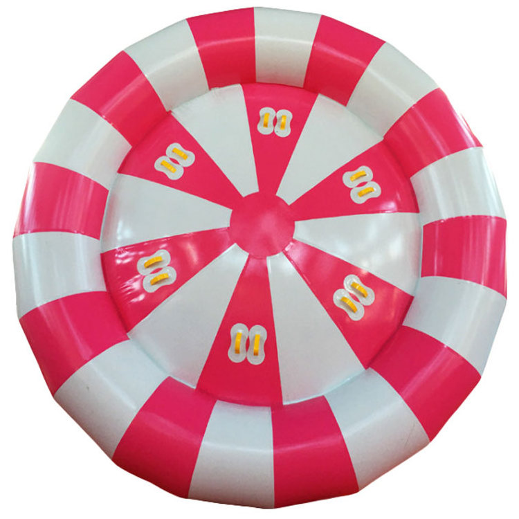 Heavy duty PVC tarpaulin water toys for the lake inflatable disco boat towable tubes