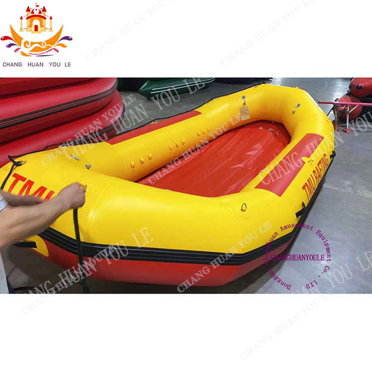 PVC 0.9mm or 1.2mm 8 Person Ce High Quality Inflatable White Water River 14ft Whitewater Rafting Boat