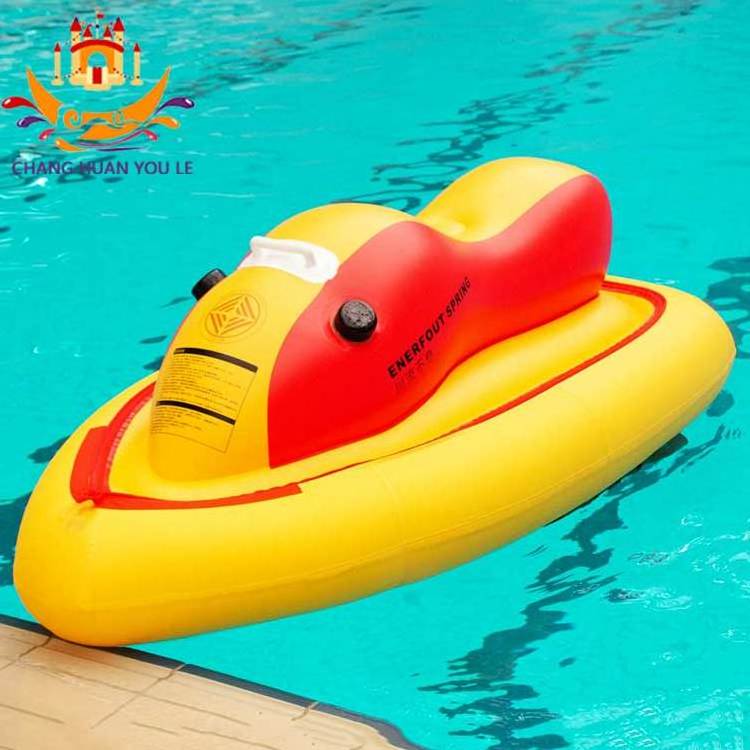 Electric Motorized Inflatable Jet Ski Pool Float Boat Toys With Long Endurance